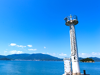 蒲刈から本土安浦方面を望む眺望